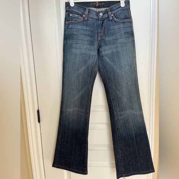 7 For All Mankind Denim - 7 For All Mankind jeans-Boot Cut-Style U07508OU-080U-Size 24 US- Blue-Never worn
